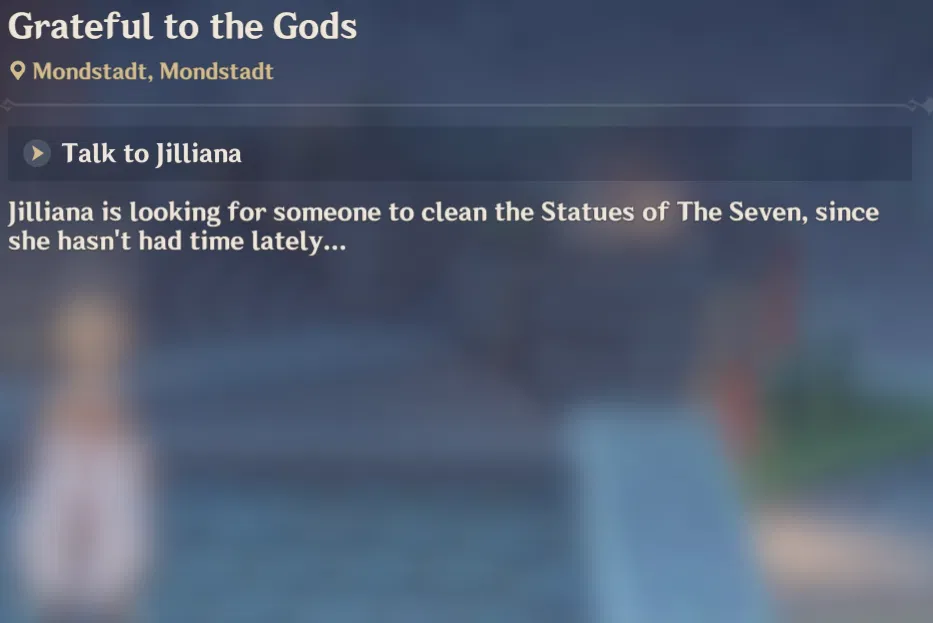 Best daily comission Clean the statue of the 7 Genshin Impact HoYoLAB