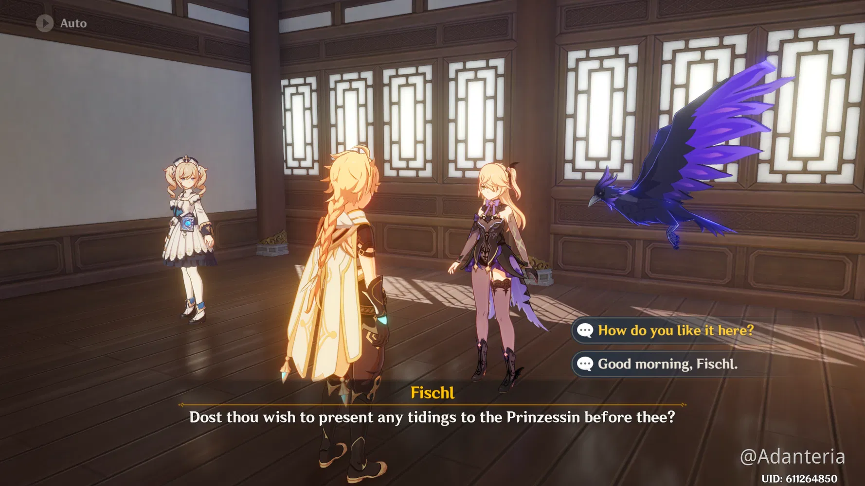 Different dialogues with companions on teapot = friendship level with