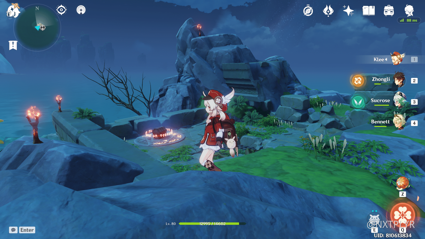 Torch puzzle how to get chest near Minacious Isle Genshin Impact HoYoLAB