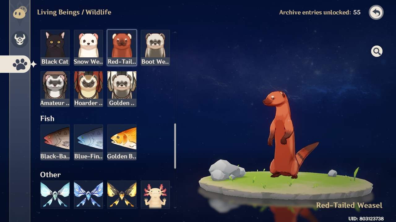 Archive Living Beings Wildlife Location Guide Spoilers Genshin Impact Official Community