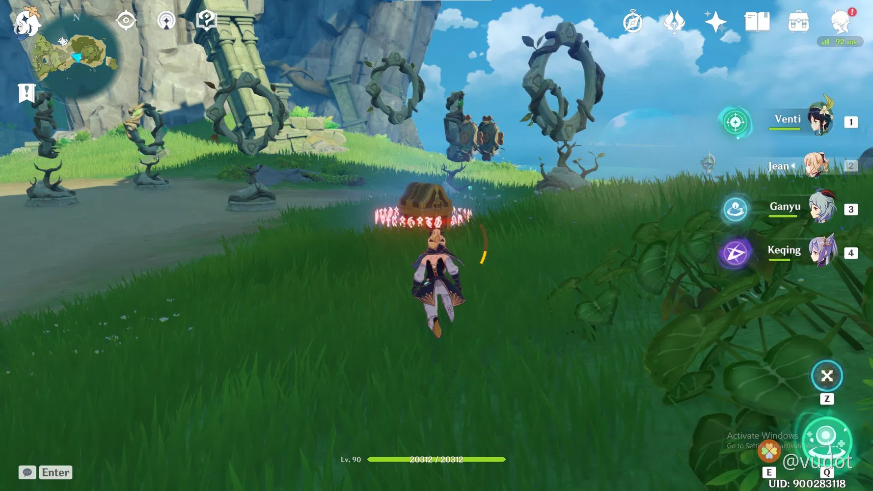 Challenge respawn at minacious isle? free luxurious chest Genshin