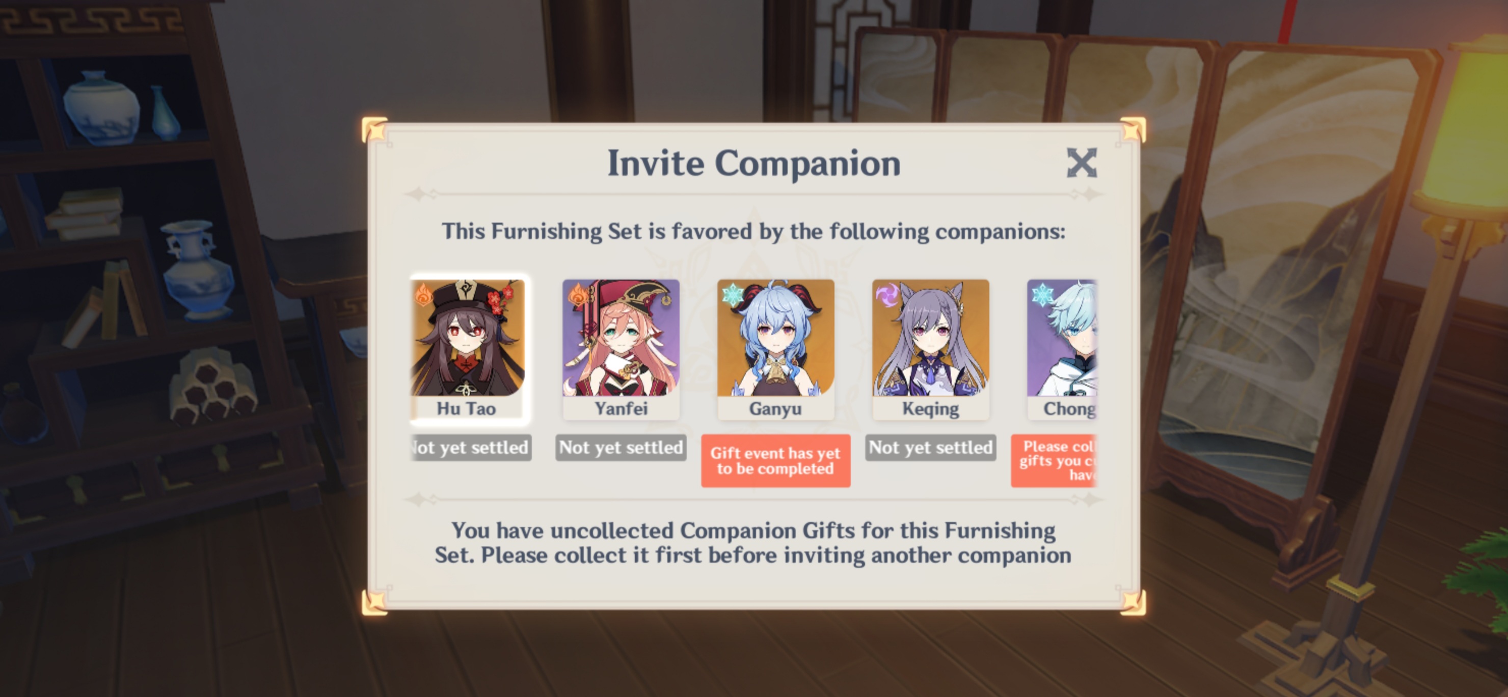 This furnishing set just make me realize... Genshin Impact HoYoLAB