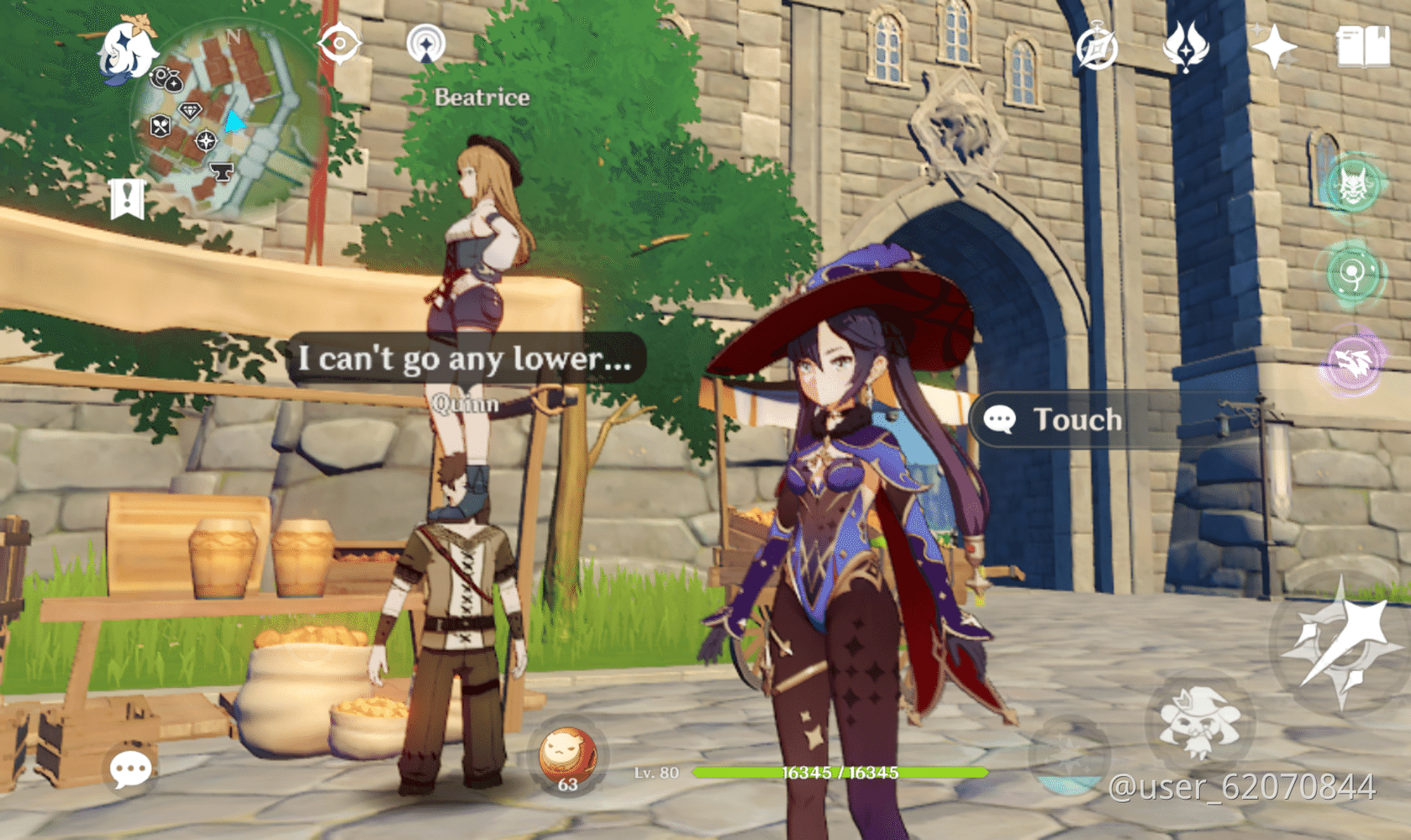 Beatrice when Quinn does something wrong. Genshin Impact HoYoLAB