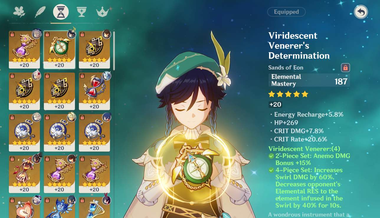 20 Crit Rate Substat Roll Genshin Impact Official