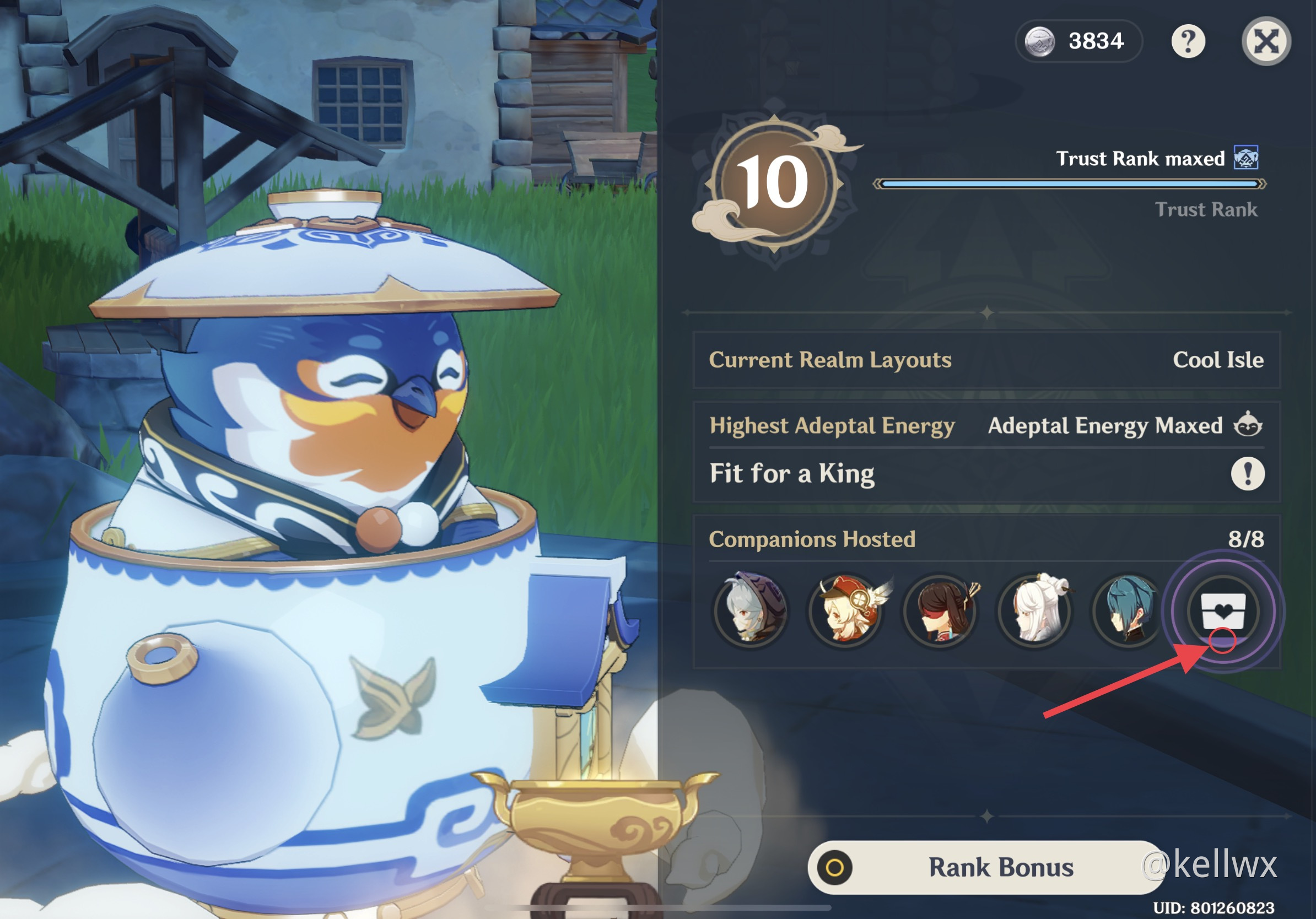 Teapot companionship gauge ^^ Genshin Impact HoYoLAB