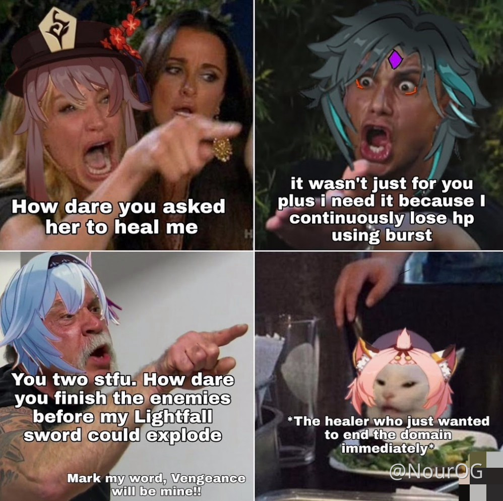 Funny Coop problems. Genshin Impact HoYoLAB