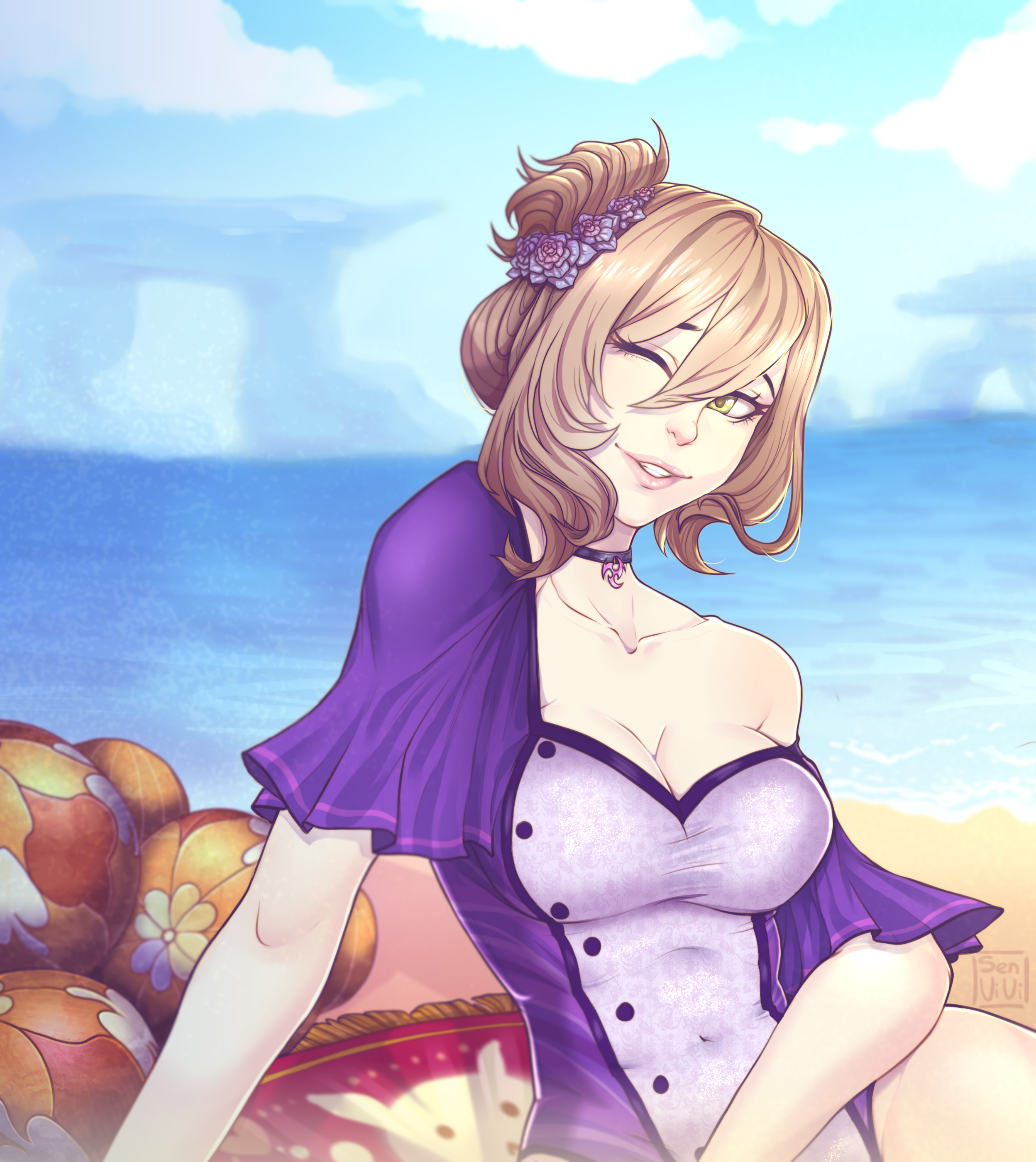 Summer Lisa Genshin Impact