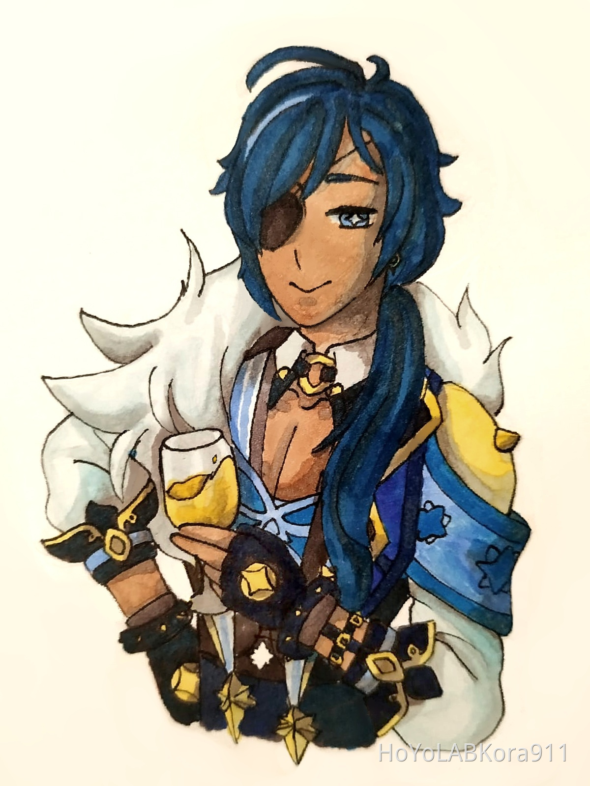 Keya with markers Genshin Impact | HoYoLAB