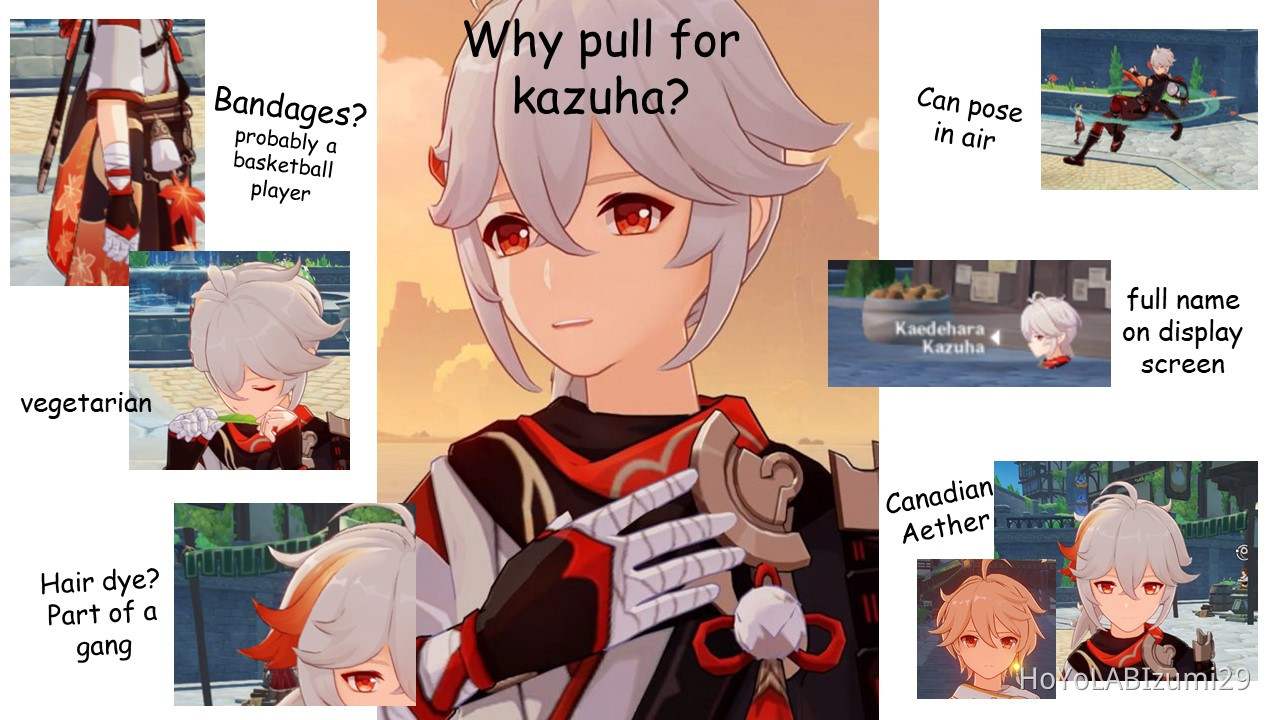 Why pull for Kazuha? Genshin Impact HoYoLAB