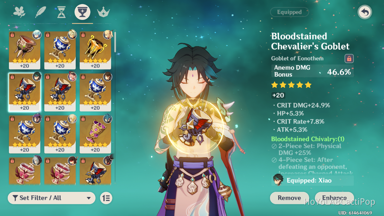 I just want a good Bloodstained Chivalry flower for Razor Genshin ...