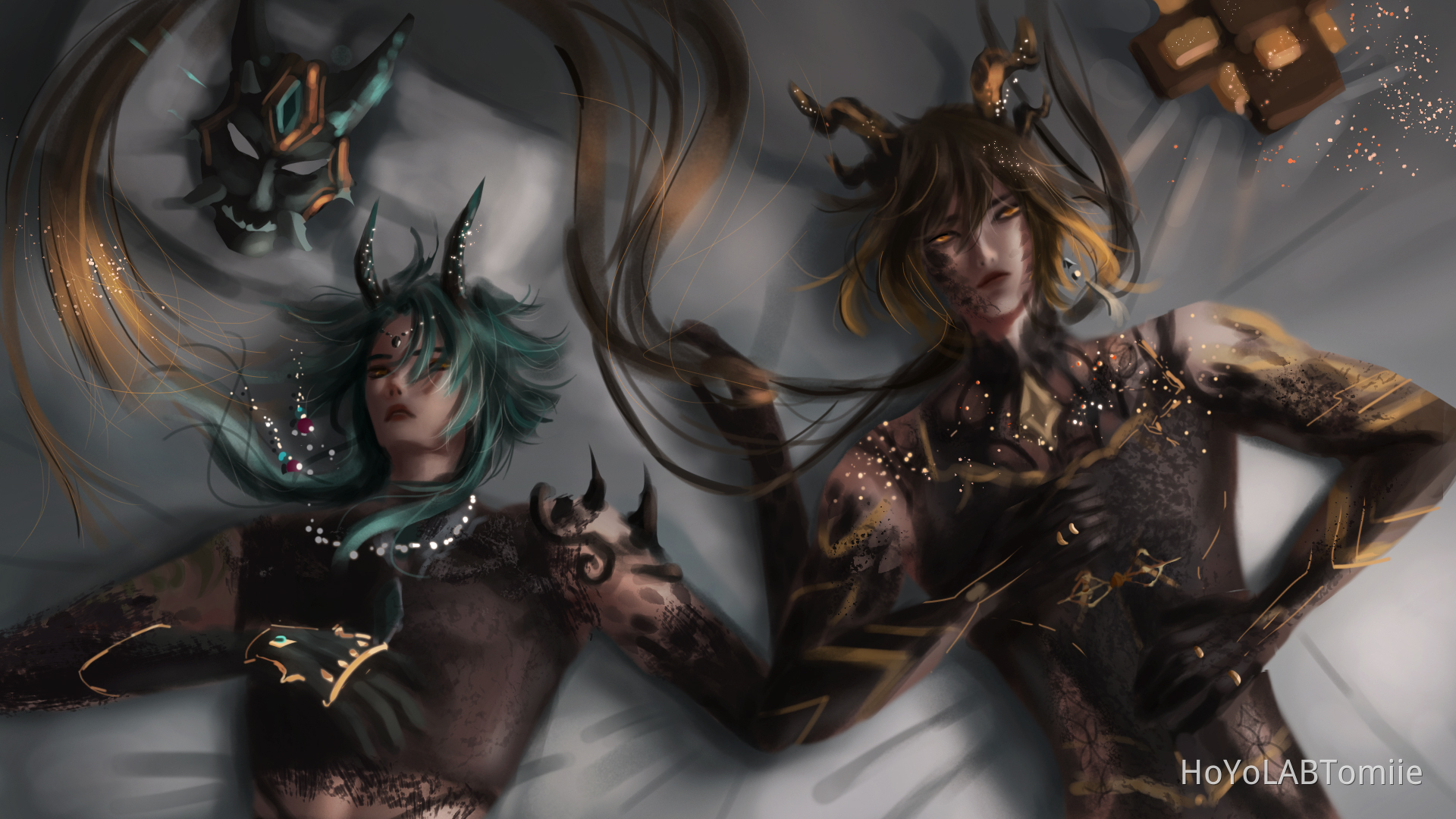 Xiao x Zhongli Genshin Impact HoYoLAB