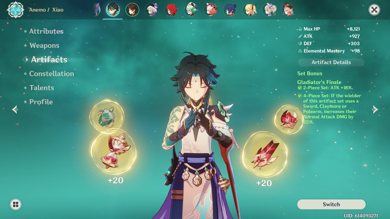 Yet again, wanting build (for Xiao this time though