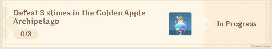 Guide Defeat 3 Slimes In The Golden Apple Archipelago Traveler S Picture Book Mihoyo Player Community