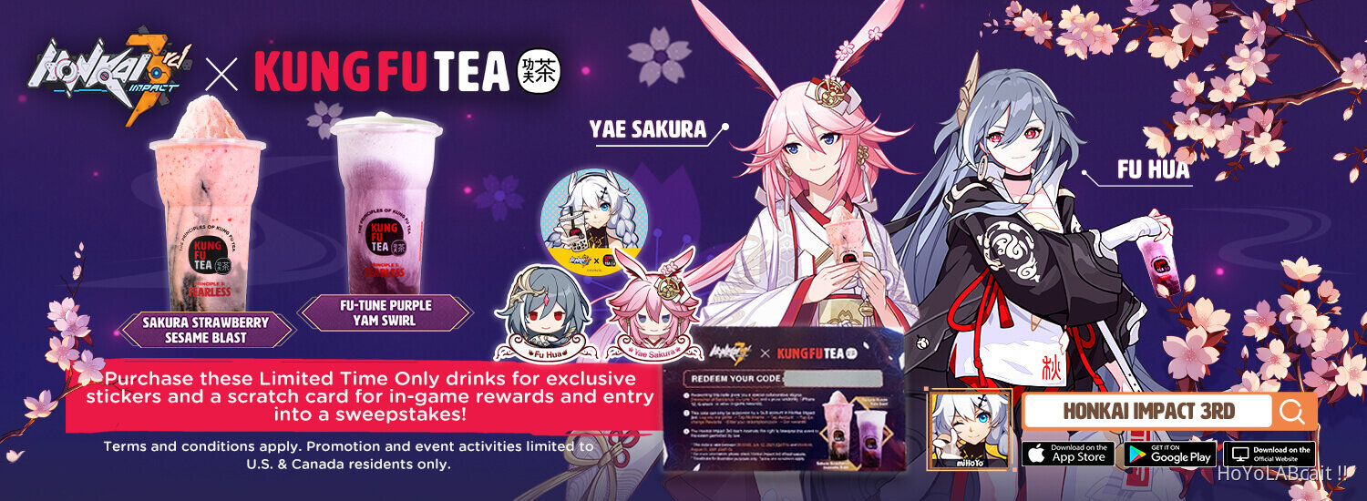 honkai impact 3rd x kung fu tea collab Honkai Impact 3rd HoYoLAB
