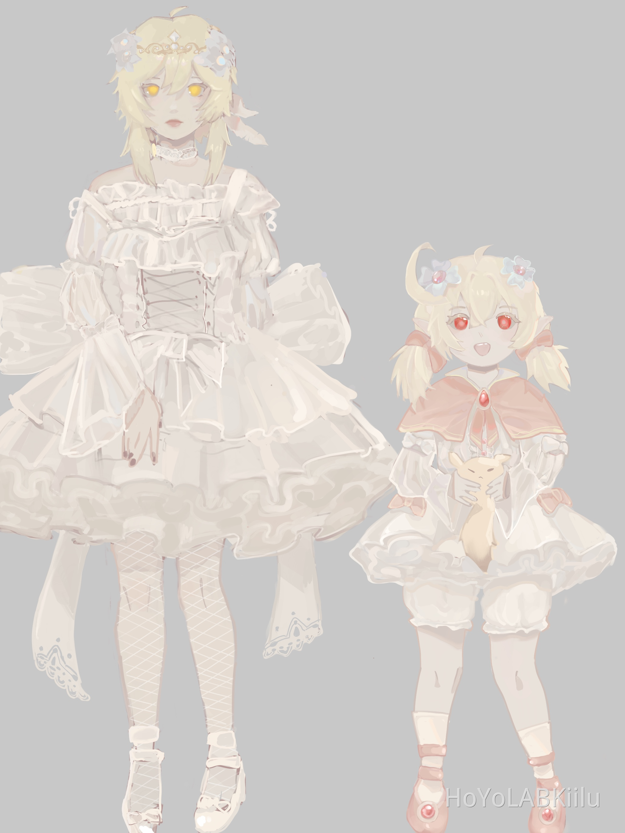 Lumine & Klee but fancy Genshin Impact | HoYoLAB