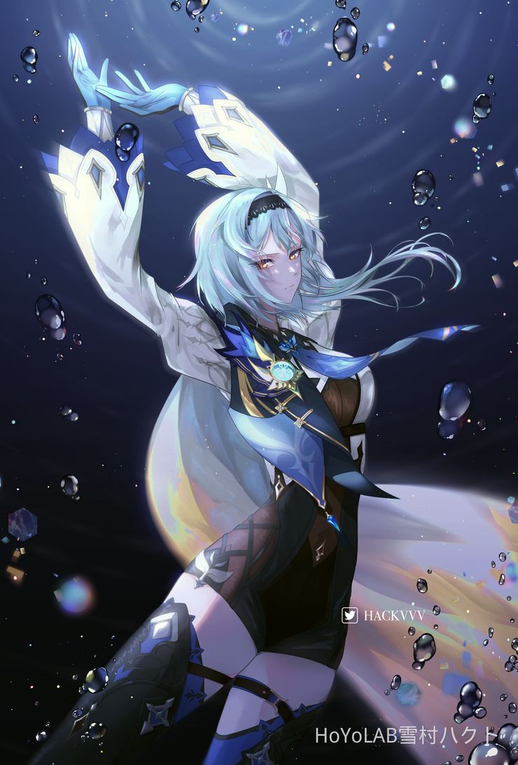 Dancing seafoam – Eula - Genshin Impact - Official Community
