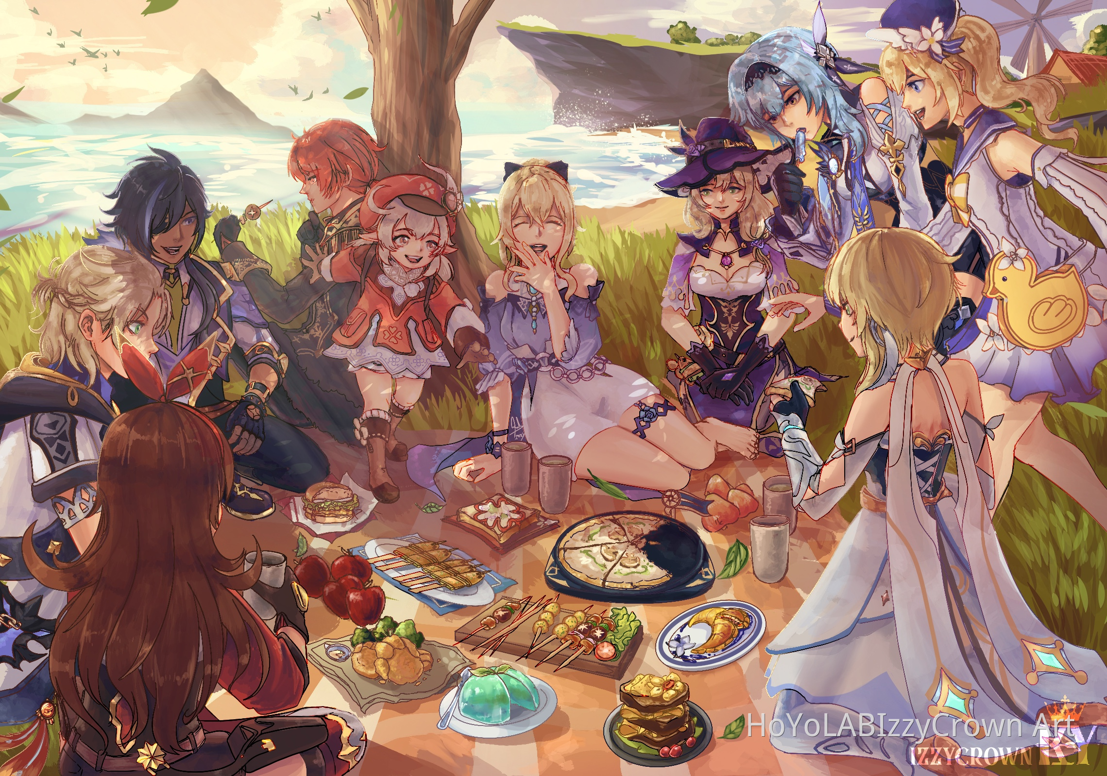 Knight Of Favonius Summer Picnic Genshin Impact HoYoLAB Knight Of Favonius Summer Picnic Genshin Impact HoYoLAB