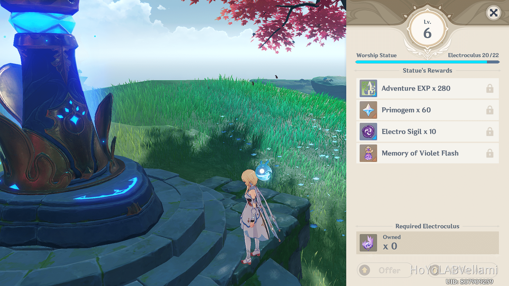 What is the max level of Statue of Seven in Inazuma again? Genshin