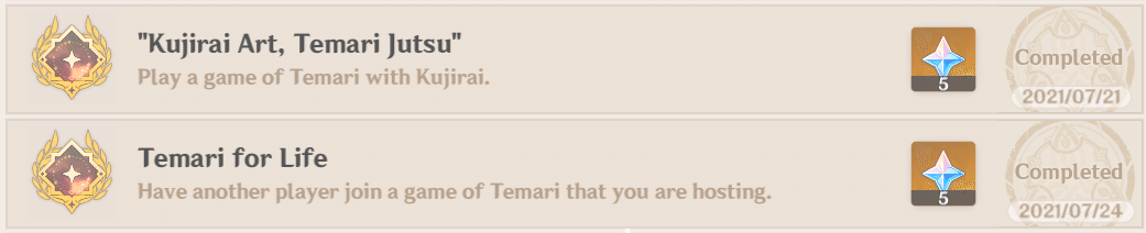 Version 2 0 All New Hidden Achievements In Inazuma Co Player Community