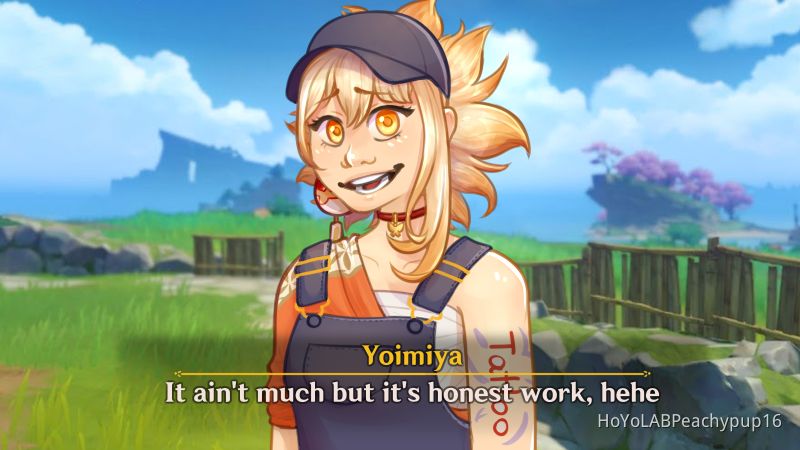 picture It Ain't Much But It's Honest Work Yoimiya it ain t much genshin impact