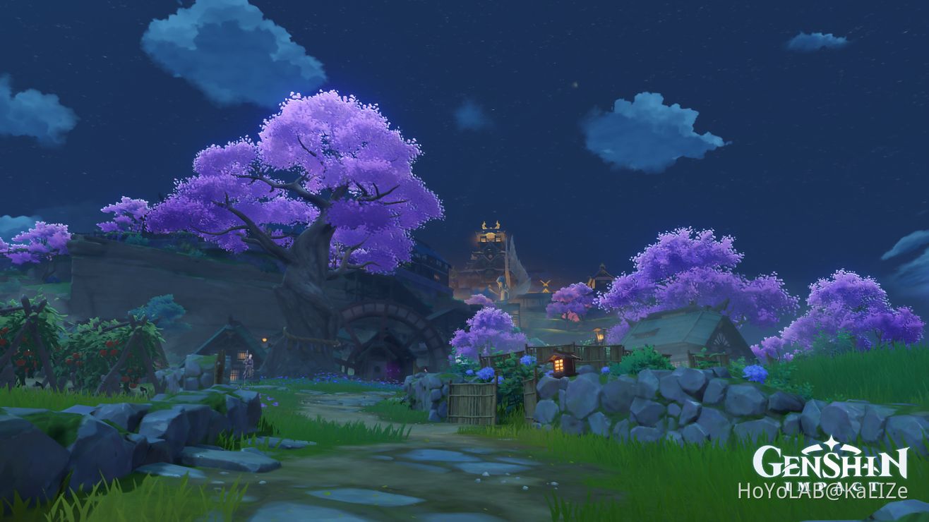 Inazuma Scenery Genshin Impact Official Community