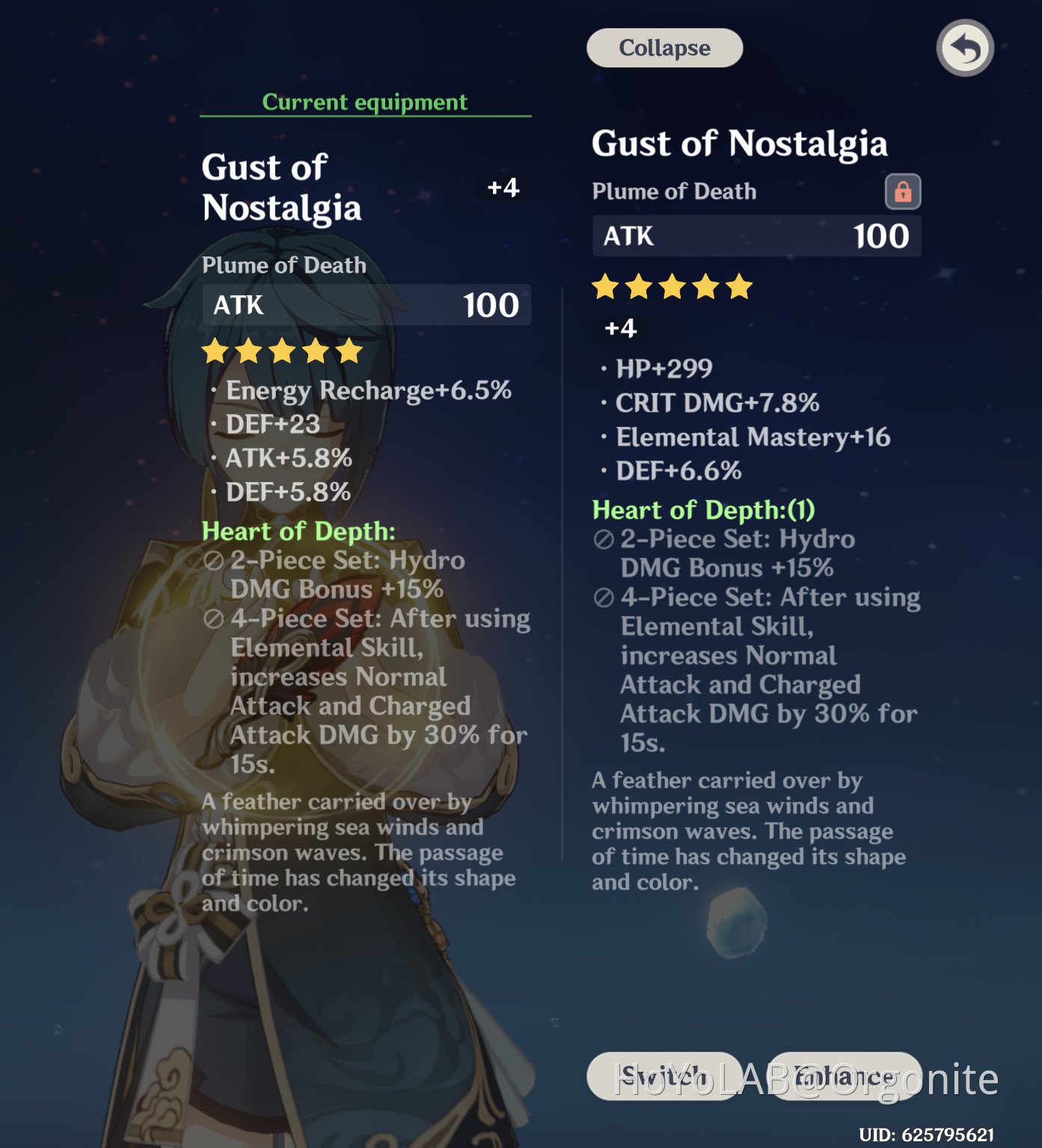 Deciding artifacts for Xingqiu Genshin Impact HoYoLAB