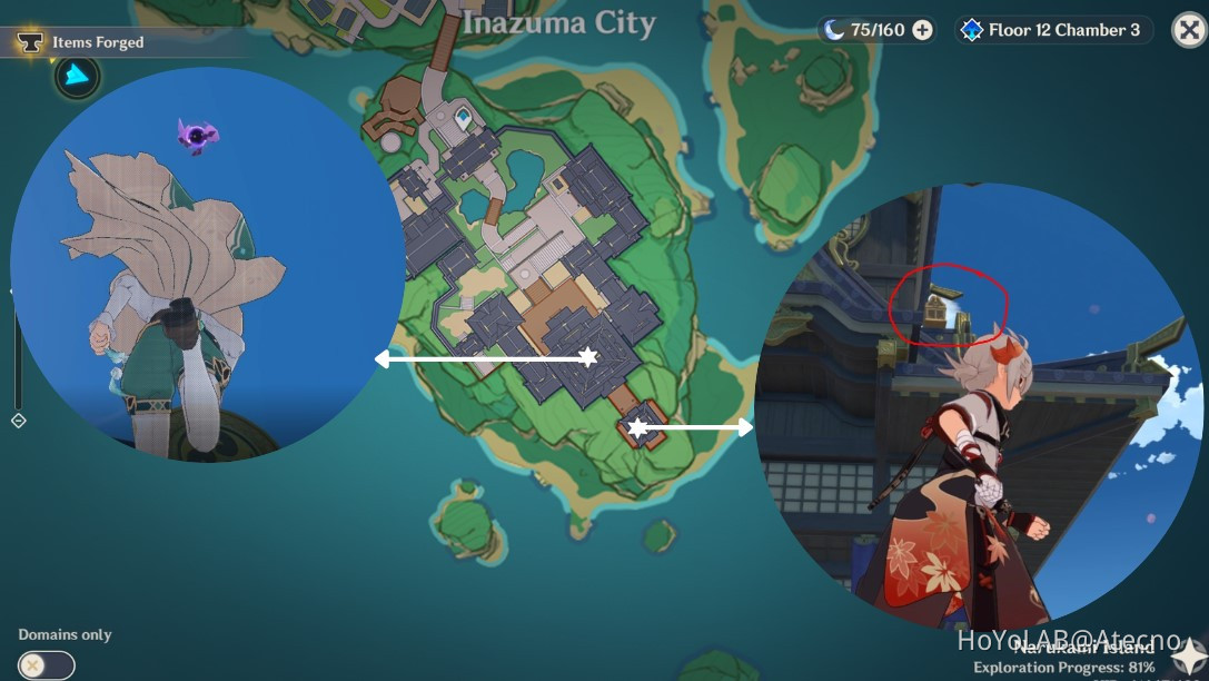 [Version 2.0] Precious Chest and Electroculus in Inazuma Castle Genshin