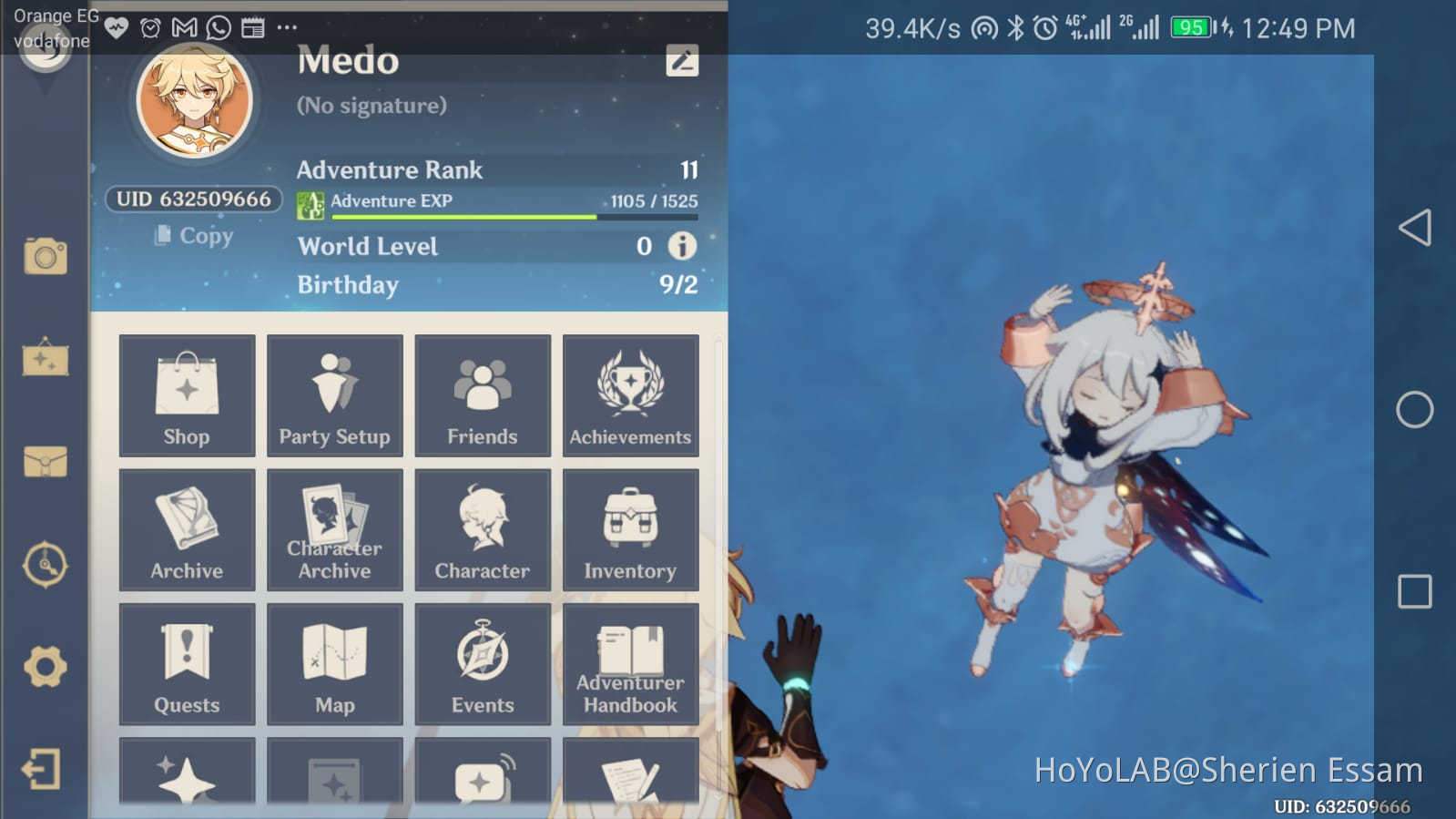 world level Genshin Impact HoYoLAB