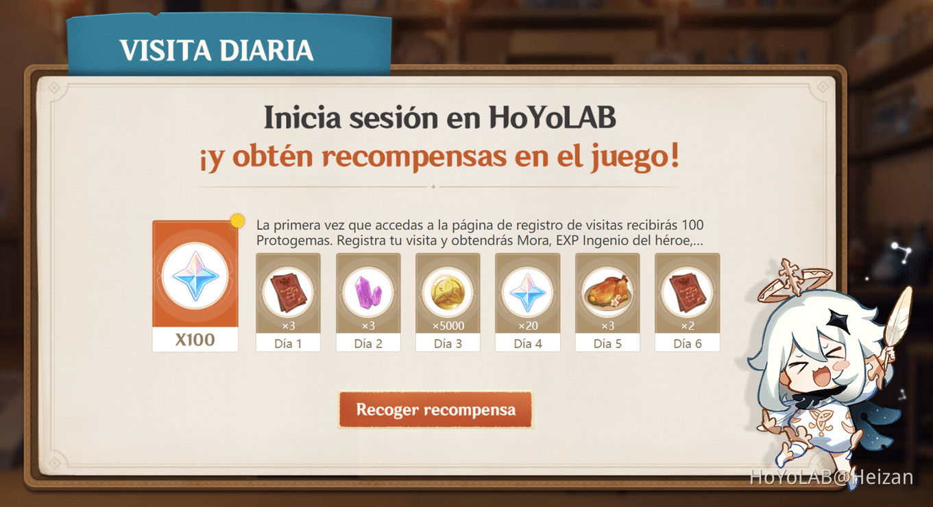 Problema Con El Registro Diario Genshin Impact Official Community