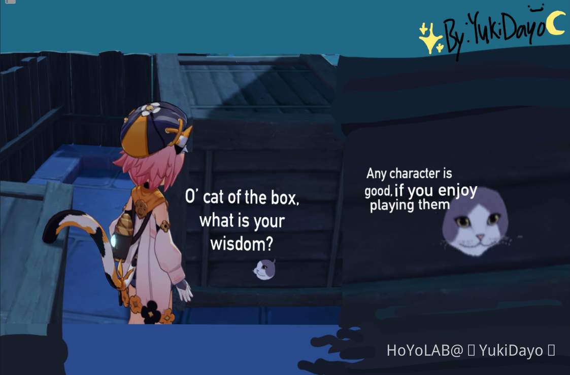 O Cat Of The Box My Humor Is Broken Player Community