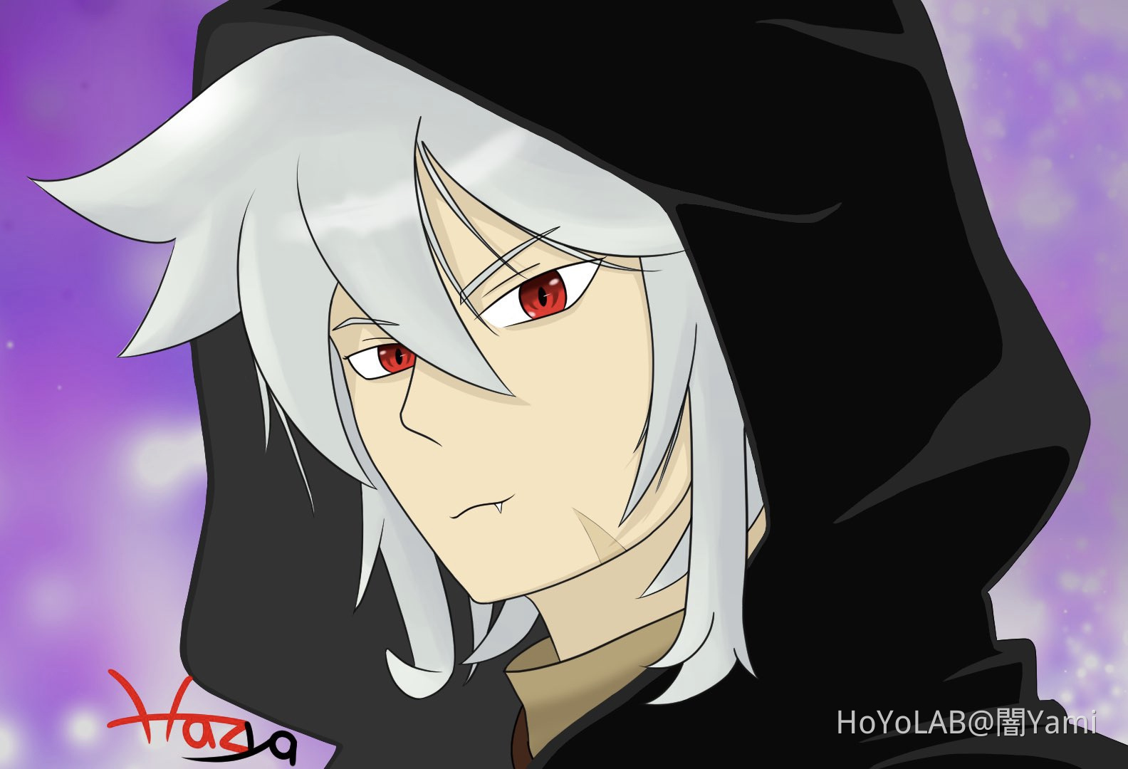 Razor Fanart, Razor with black hood Genshin Impact HoYoLAB