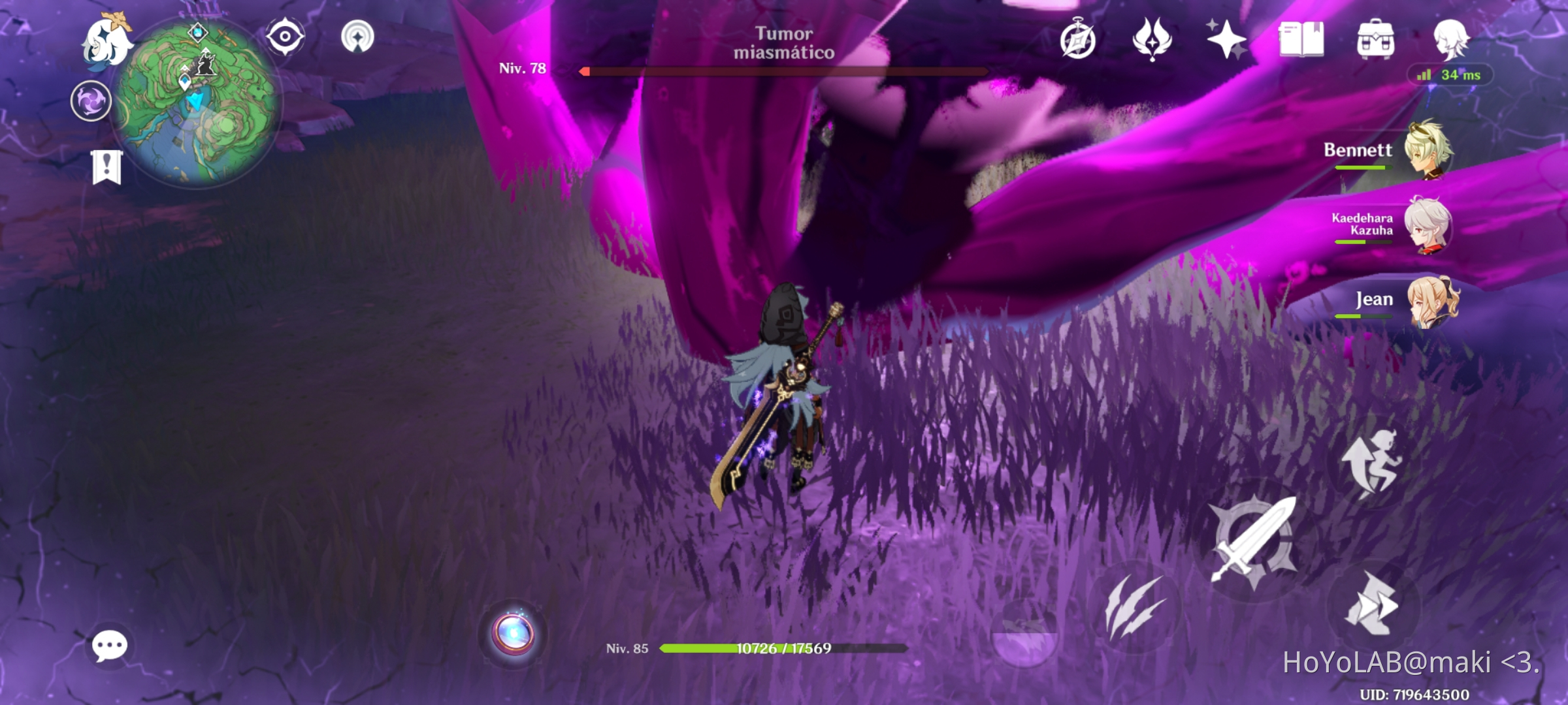 Purificación del cerezo Genshin Impact HoYoLAB