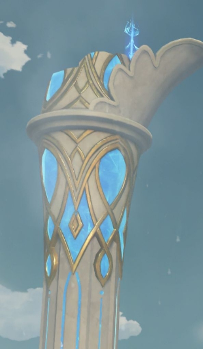 Broken pillar of Celestia in Inazuma Genshin Impact HoYoLAB