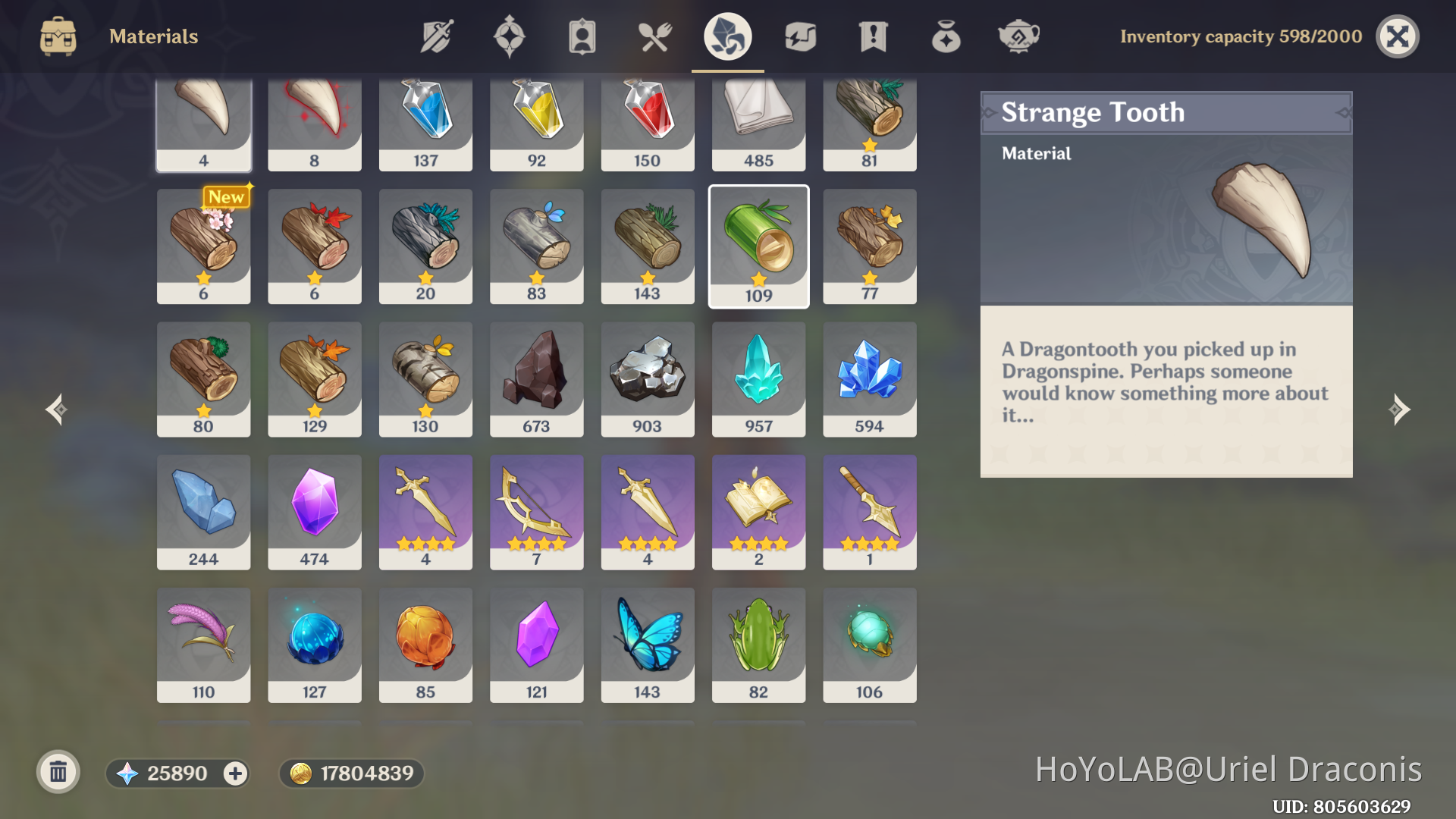 What's the total number of prototype billet you have so far? Genshin