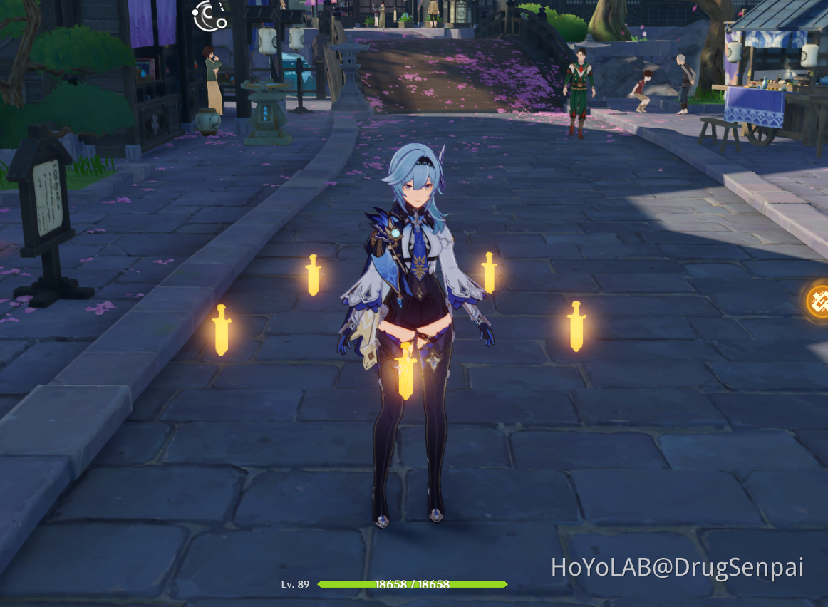 Serpent Spine spinning swords Genshin Impact HoYoLAB