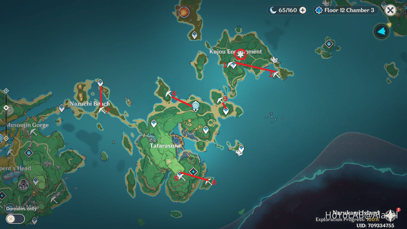 [Version 2.0] Inazuma Mining Node Locations - Daily Amethyst Lump Farm ...