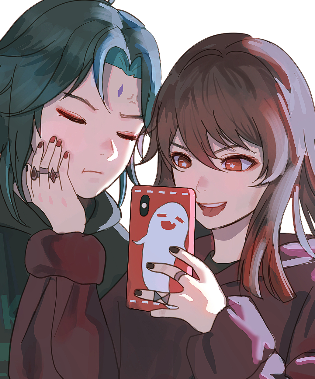 Hu Tao and Xiao 📸 Genshin Impact HoYoLAB