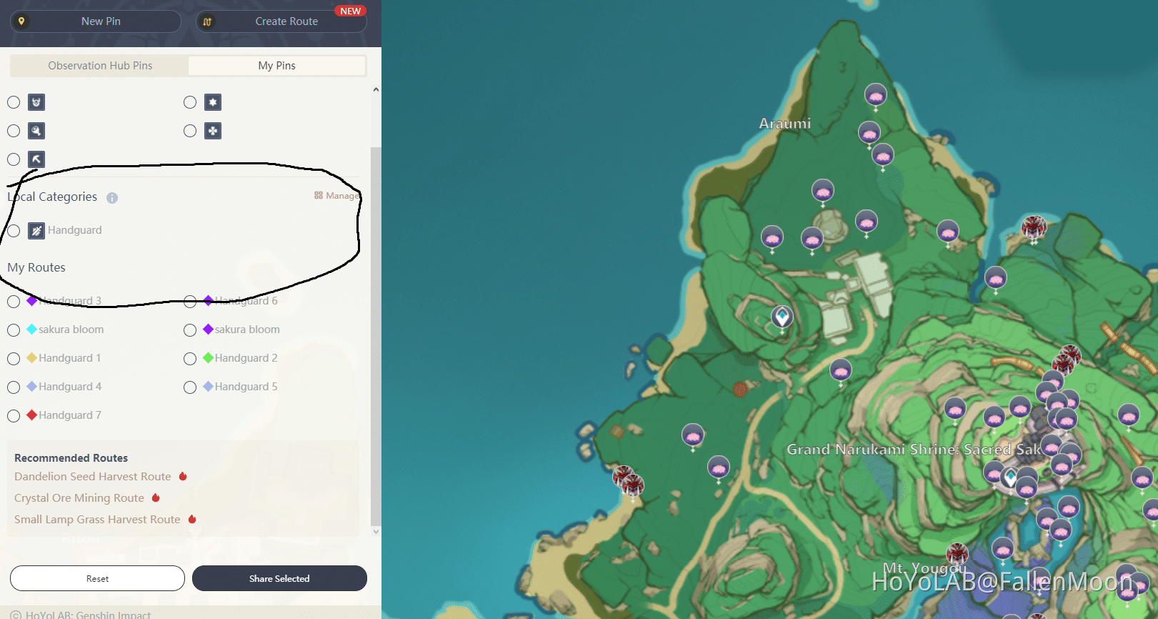 Interactive map(category) | Genshin Impact | HoYoLAB