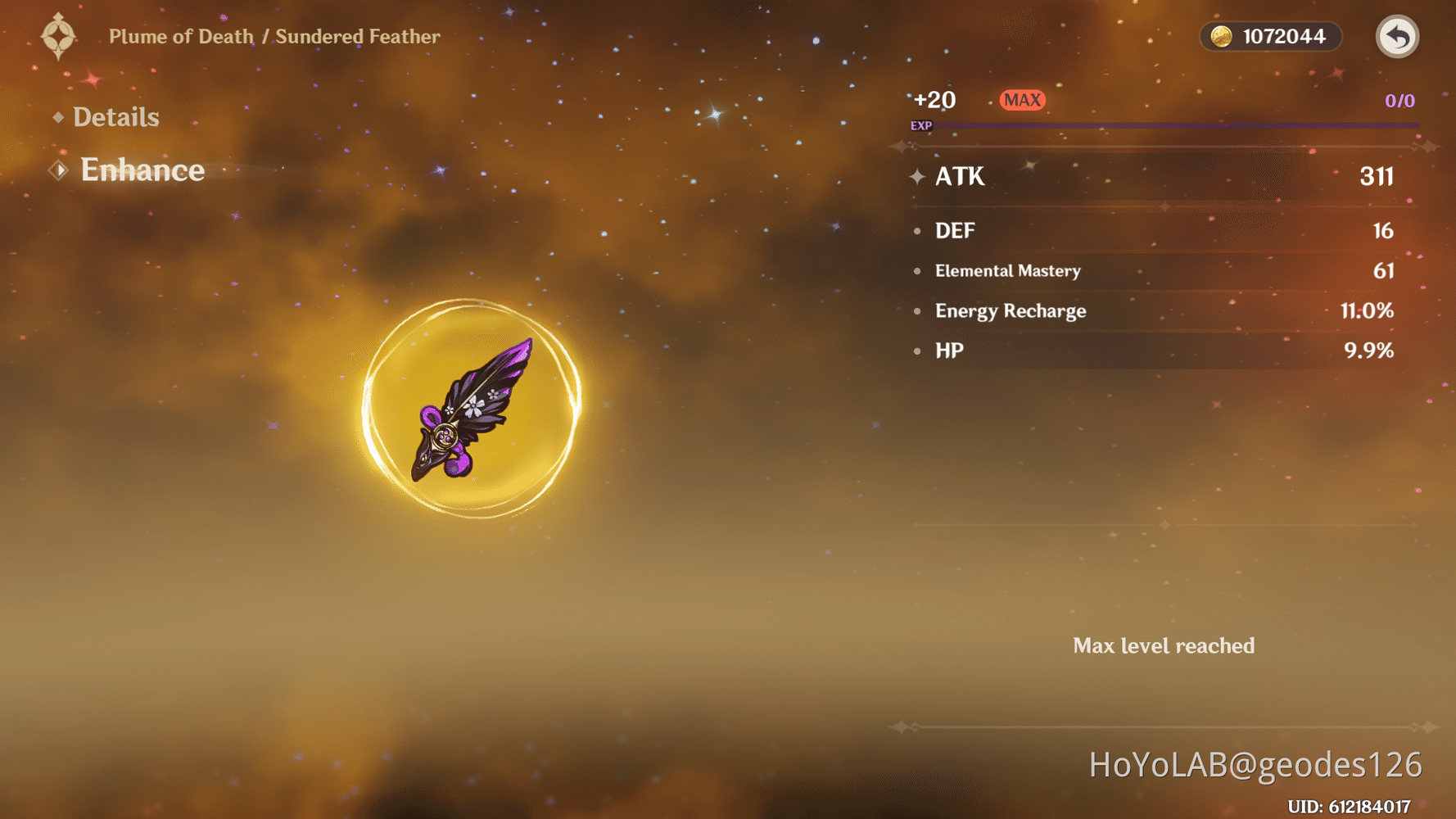 how good are my baal artifacts? Genshin Impact HoYoLAB