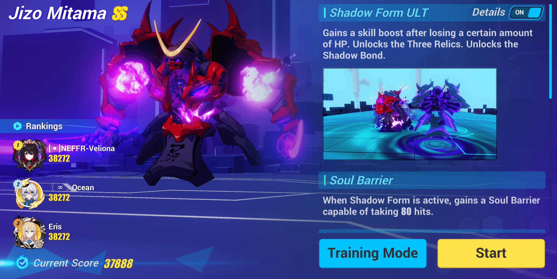 Vs. Jiℤo Mitama in MA Honkai Impact 3rd HoYoLAB