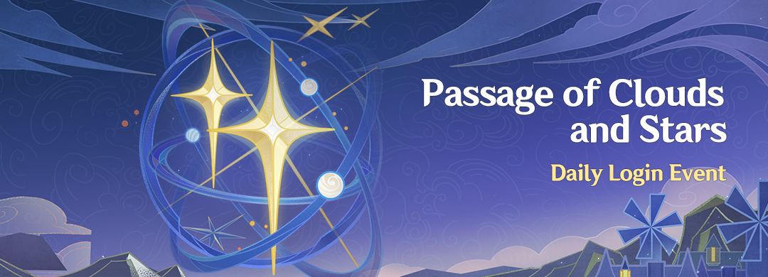  Passage Of Clouds And Stars Daily Login Event Genshin Impact HoYoLAB