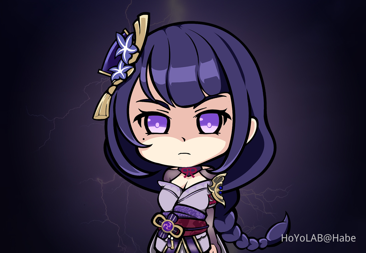 Chibi Raiden Shogun Genshin Impact | HoYoLAB