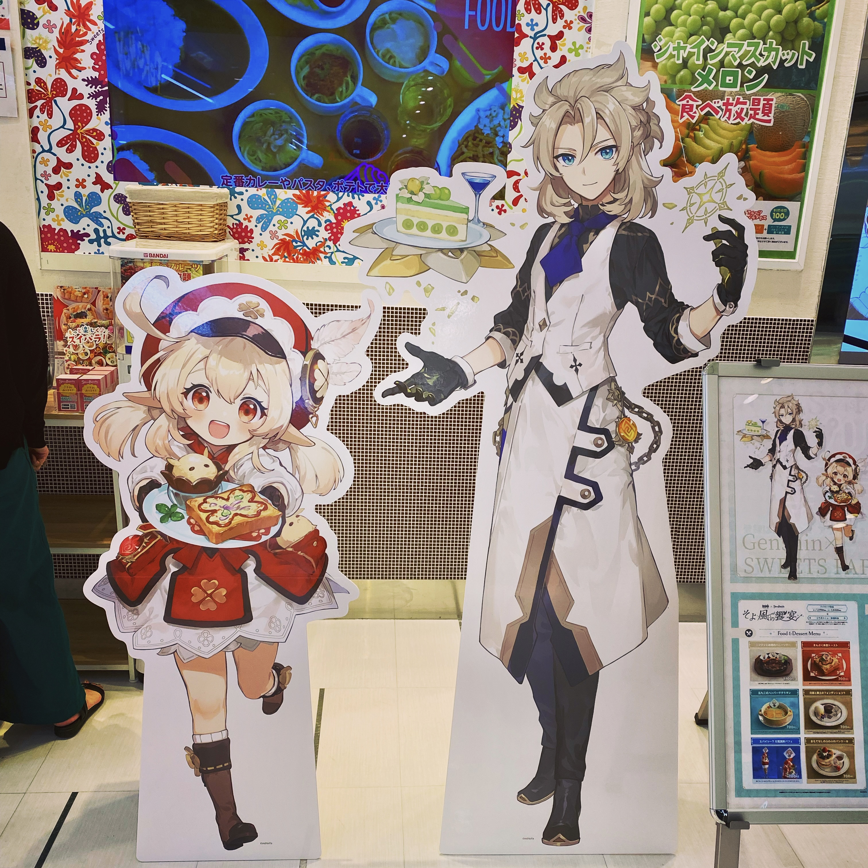 原神　クレー　スイパラ 公式スイーツパラダイス