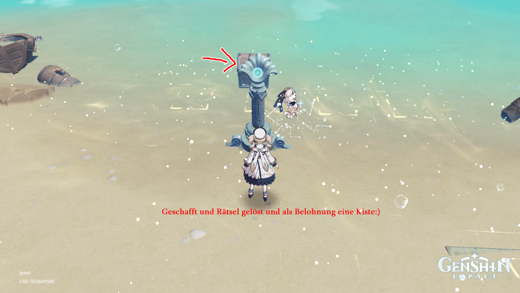 Löse Das Rätsel Der Watatsumi Statue Rätsel der Watatsumi-Statue Genshin Impact | HoYoLAB