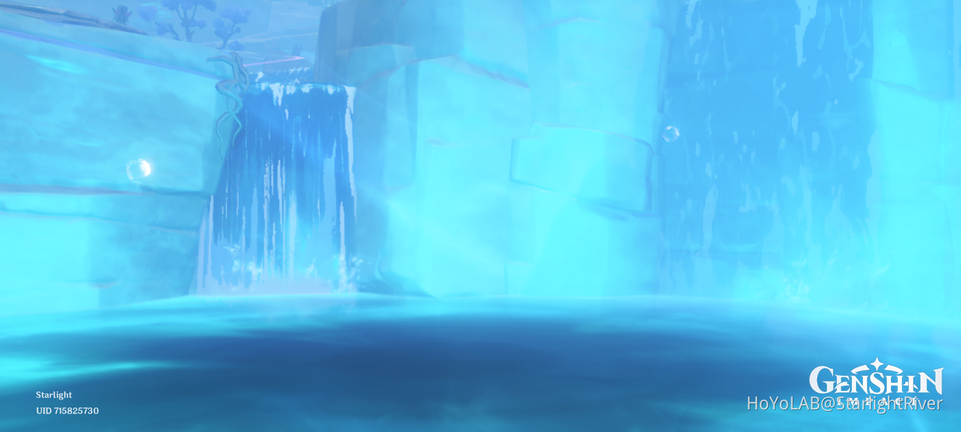 Magical waterfall Genshin Impact HoYoLAB