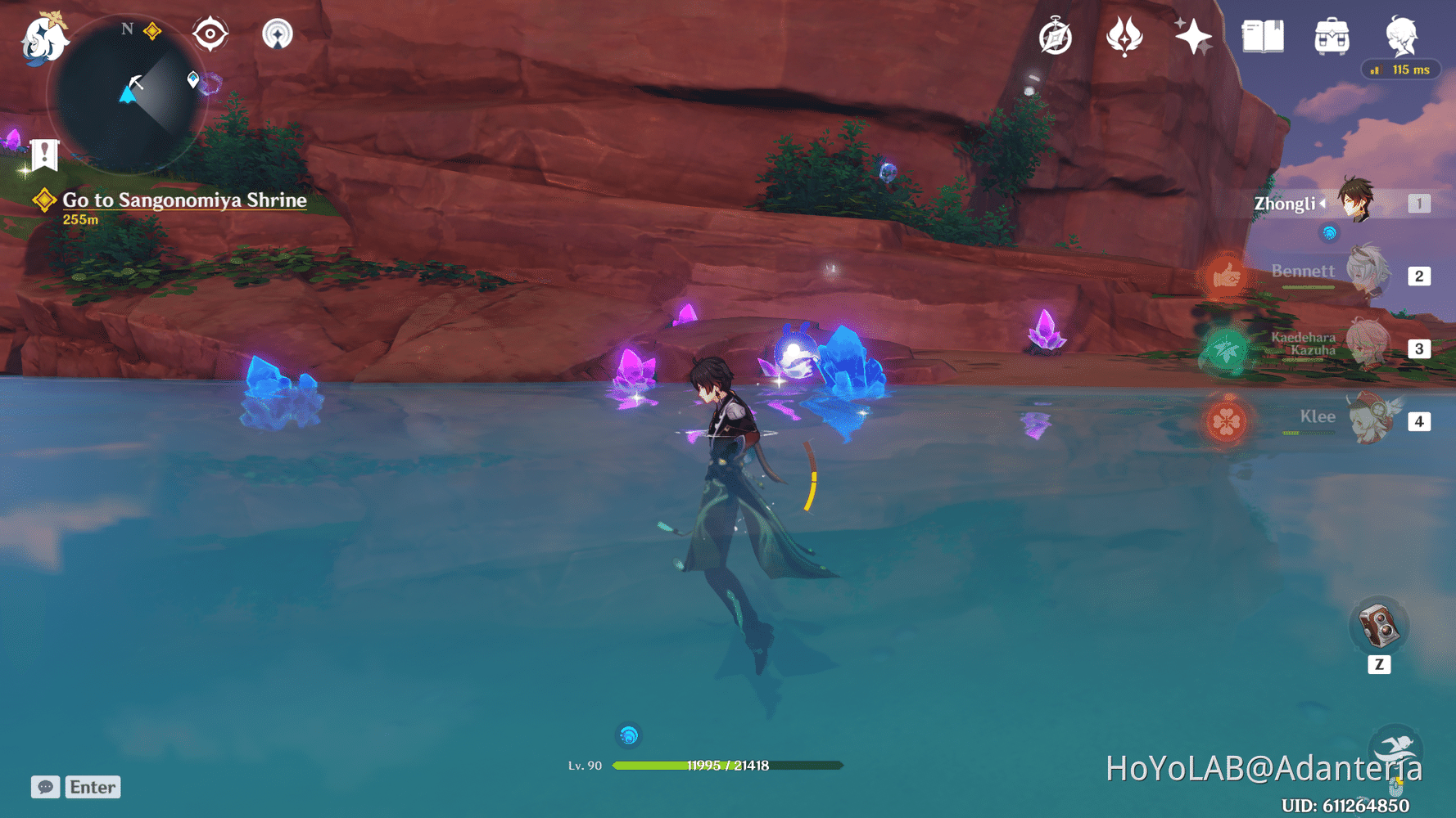 [Version 2.1] [V2.1 Guide] Inazuma Mining locations PART 2: Amethyst ...