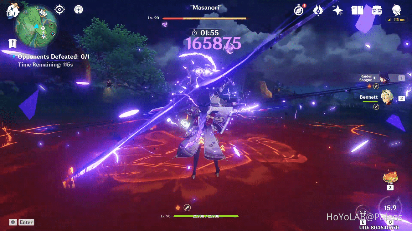 Raiden Shogun Support Kujou Sara Vs Bennet Player Community