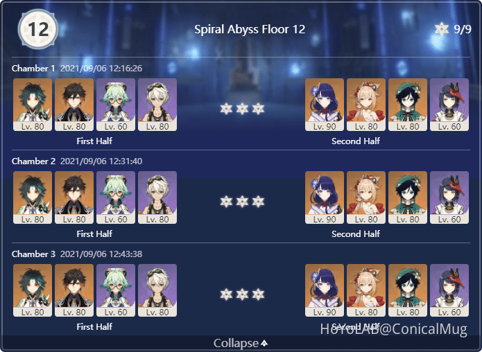 My 36 Star Spiral Abyss Clear With A Raiden Shogun Dps Team Questions Answers And Some Tips Player Community