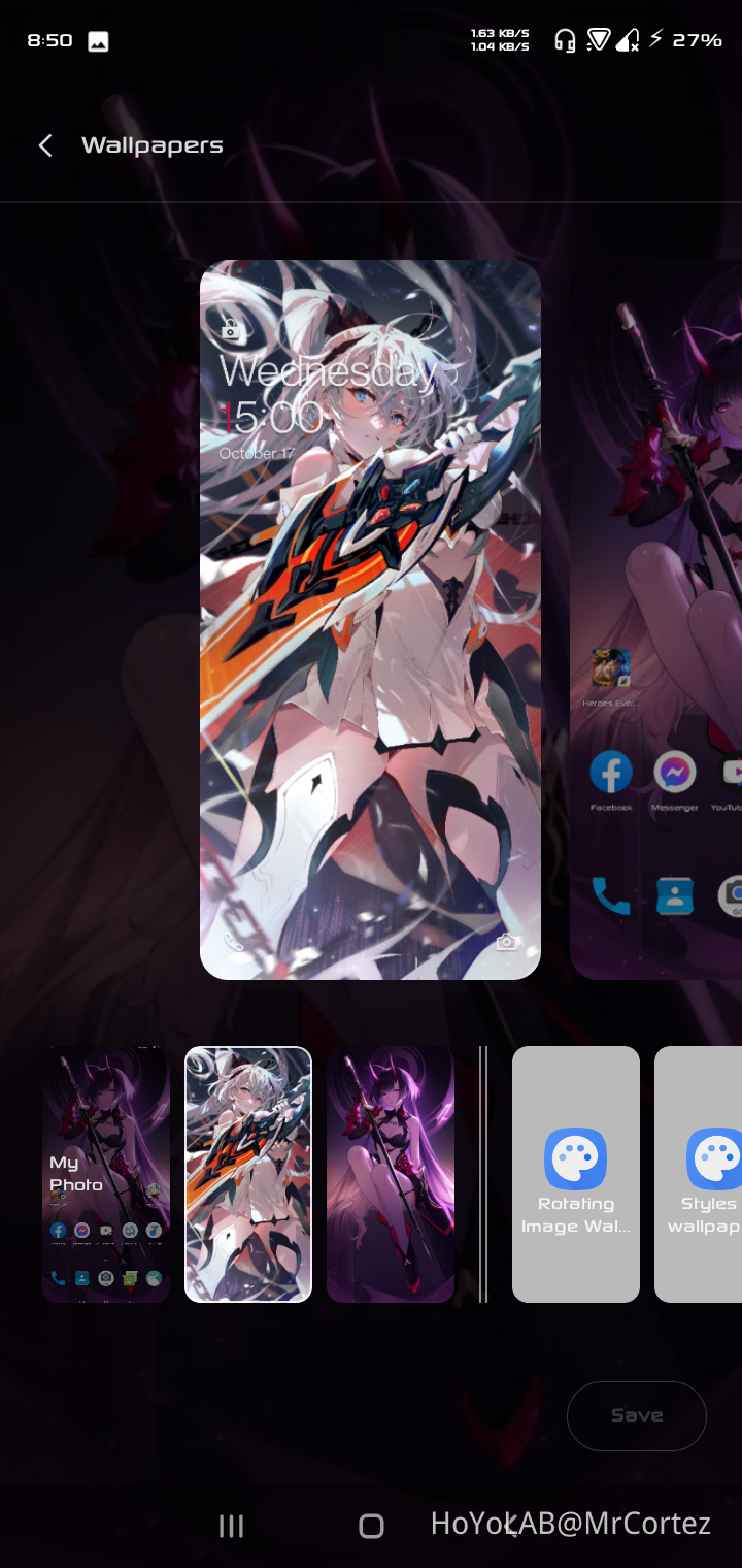 my Home Screen and Lockscreen Honkai Impact 3rd | HoYoLAB