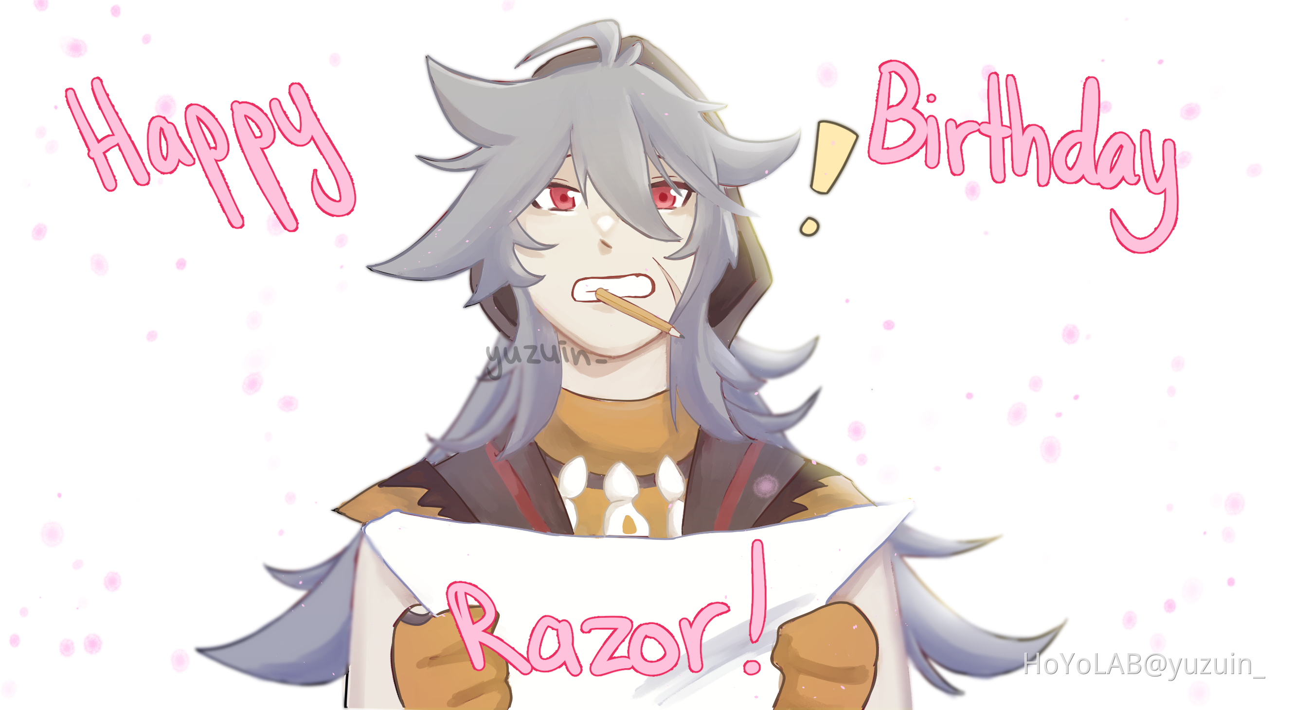 Happy Birthday, Razor! Genshin Impact | HoYoLAB